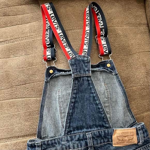Levi’s Little Girls Shortalls/Overall Shorts - Picture 5 of 7
